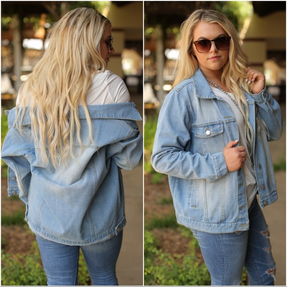 ✨LAST ONE✨PLUS Jean Jacket - Picture 3 of 3